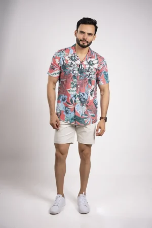 Camisa Manga Corta de Lino