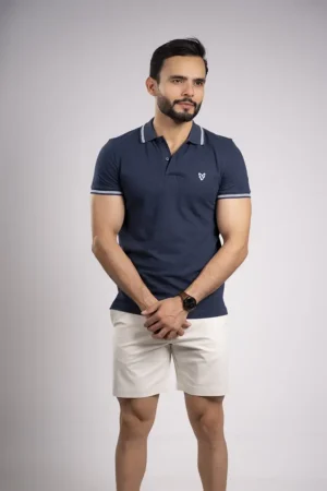 Camiseta Estilo Polo de Algodón