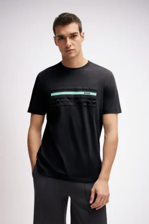 Camiseta de Algodón con Logo