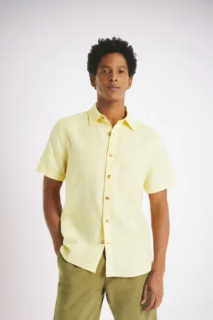 Camisa Manga Corta de Algodón