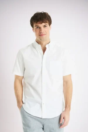 Camisa Manga Corta de Algodón