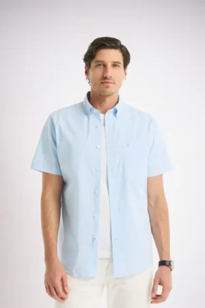 Camisa Manga Corta de Algodón