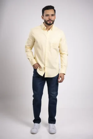 Camisa Manga Larga de Algodón