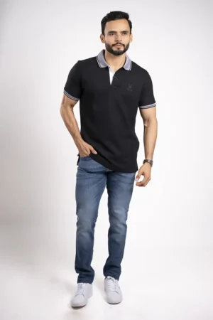 Camiseta de Algodón Estilo Polo