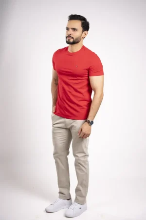 Camiseta de Algodón Stretch