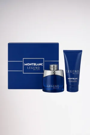 Montblanc Legend Blue Eau de Parfum Set para hombre con perfume de 50ml y shower gel