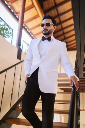 Blazer Blanco Formal para Hombre