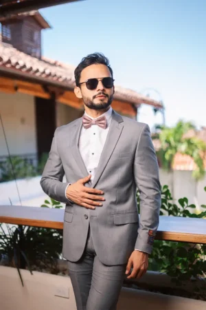 Traje Gris Claro para Hombre