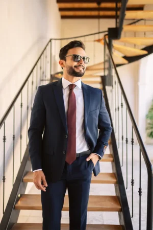 Traje Azul Oscuro para Hombre