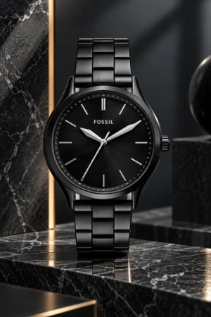 Reloj Fossil de acero modelo BQM2862 color negro