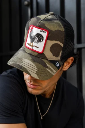 Gorra Trucker Gallo Goorin Bros color camuflaje