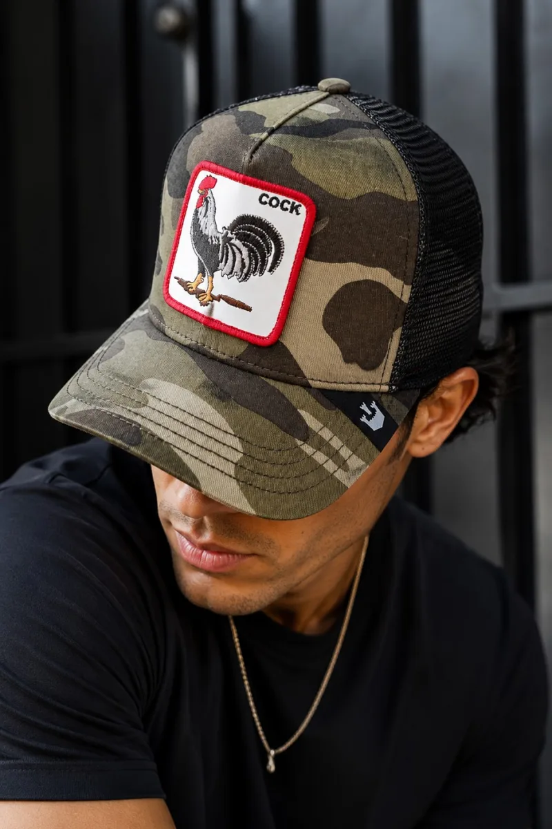 Gorra Trucker Gallo Goorin Bros color camuflaje