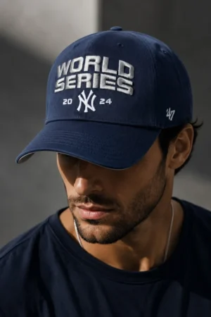 Gorra World Series Bordada New York color azul marino