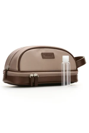 Travel bag multiusos Perry Ellis color beige con café