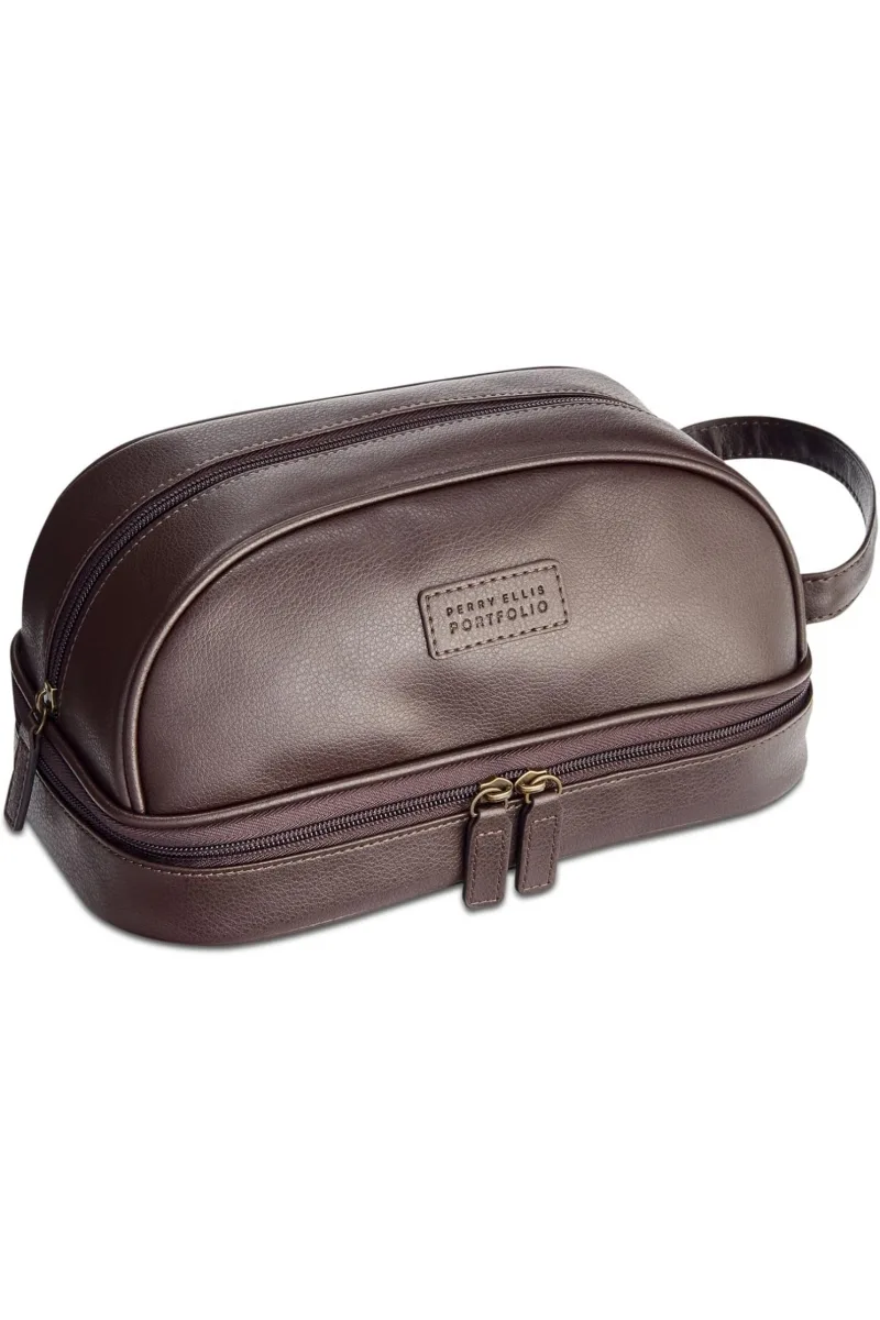 Travel bag multiusos Perry Ellis color café oscuro