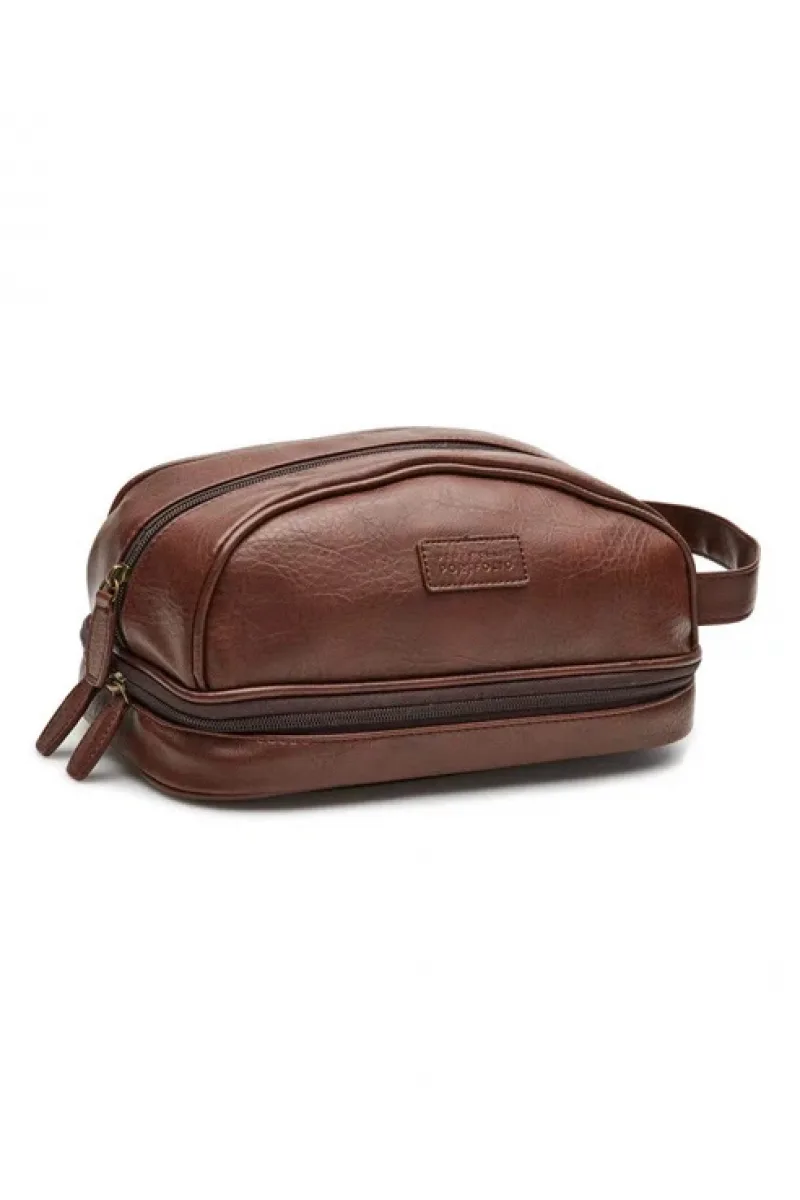 Travel bag multiusos Perry Ellis color café