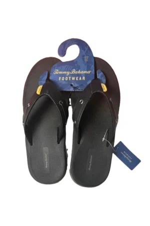 Sandalia de baño Tommy Bahama color negro